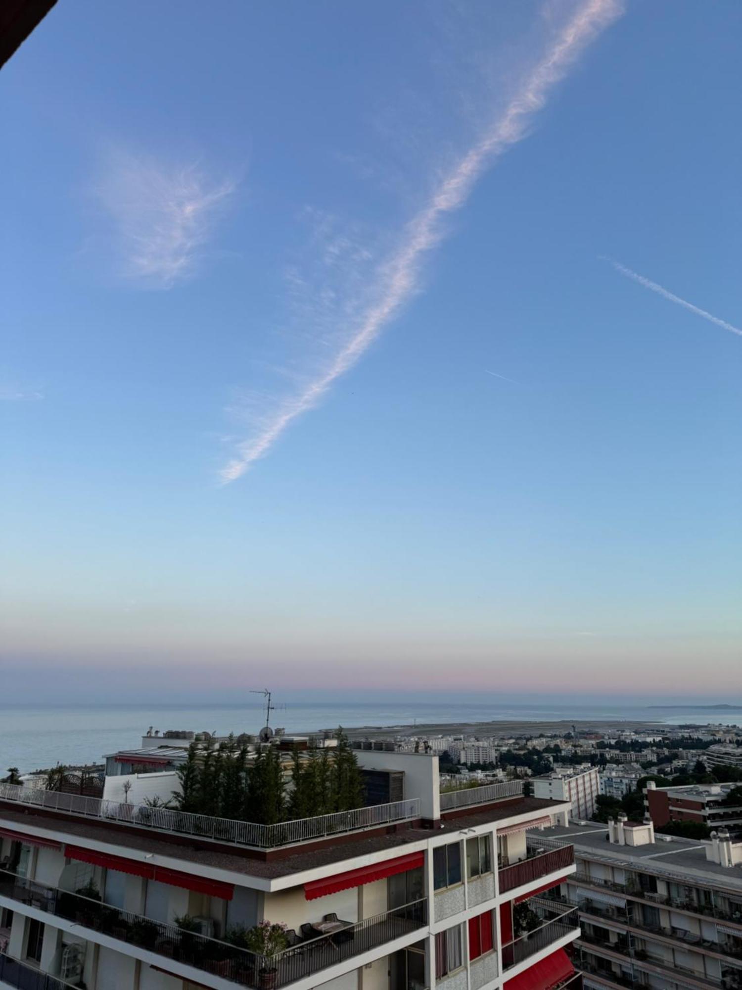 Appartement 2 Pieces Vue Mer A Nice Fabron Les Constellations Piscine 10Mn Promenade Des Anglais Экстерьер фото